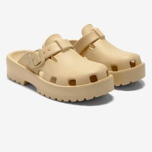Free People Karlie Buckle Clogs